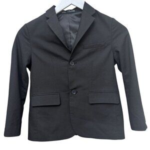 ZARA Boys Blazer Size 8 Black Suit Jacket Kids Formal Party Sport Coat